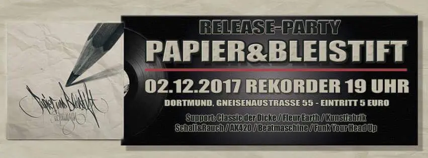 Papier&Bleistift__flyerzeichnungen_plattentaufe_rekorder_dortmund_2017